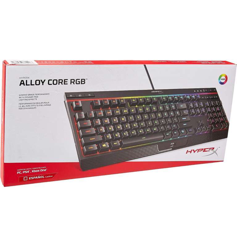 Walmart: Teclado HyperX Alloy Core RGB 
