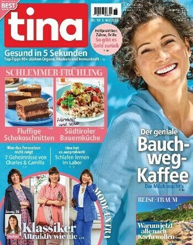 Cover: Tina Frauenmagazin No 19 vom 03  Mai 2023