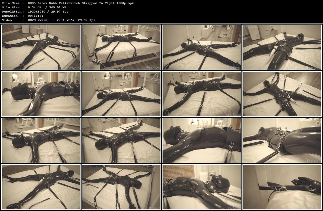 0885 Latex Rubb Fetishkitch Strapped In Tight 1080p mp4