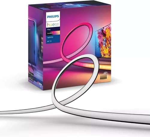 Mercado Libre: Philips Hue Play Gradient Tira Led Smart Tv Rgb - 65