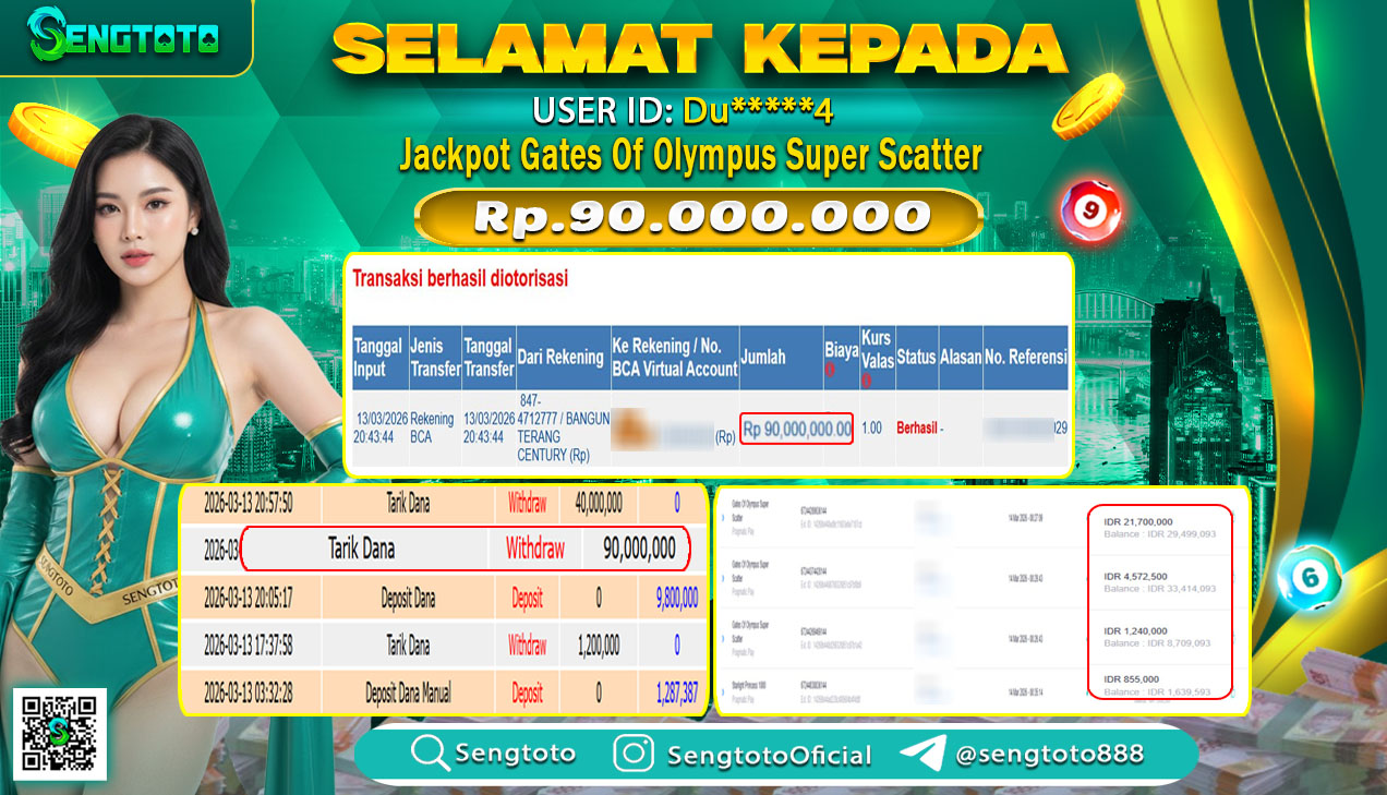 BUKTI PEMBAYARAN SLOT GATES OF OLYMPUS SUPER SCATTER