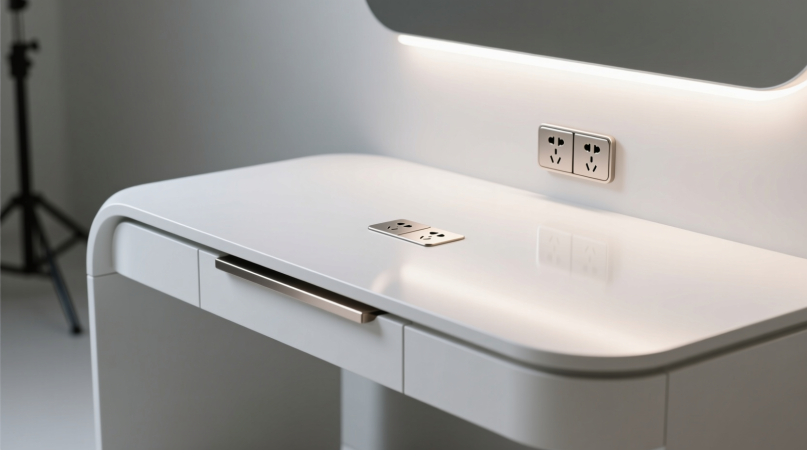 Ремонт розеток в косметологическом столике