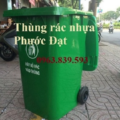 Thùng rác 240l màu xanh lá, giá thùng rác công cộng 240L rẻ / 0963.839.593 Ms.Loan Thung-rac-cong-nghiep