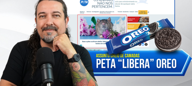 PETA anuncia que fabricante do OREO parou de testar em animais