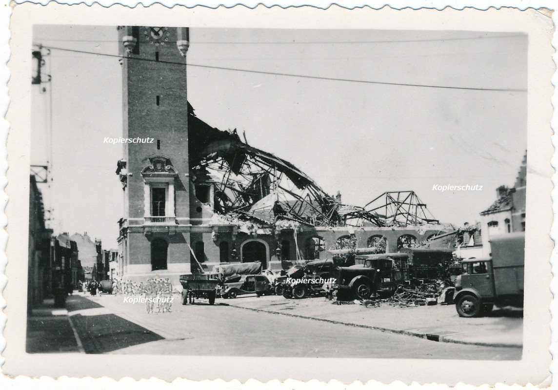Frankreich Dünkirchen BEF Beute Beutewagen Großb