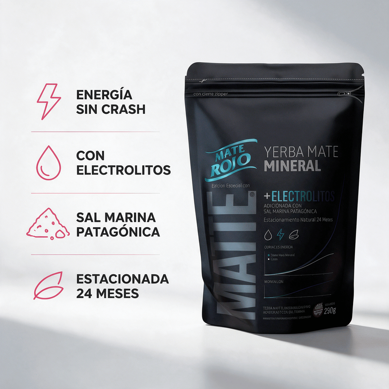 Yerba Mate Mineral con electrolitos de regalo