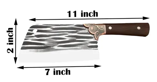 SharpX 1 Pc Stainless Steel Knife Premium Vegetable, Meat Cleaver- Butcher Knife with Pakka Wooden Handle
Color 1 (R503)