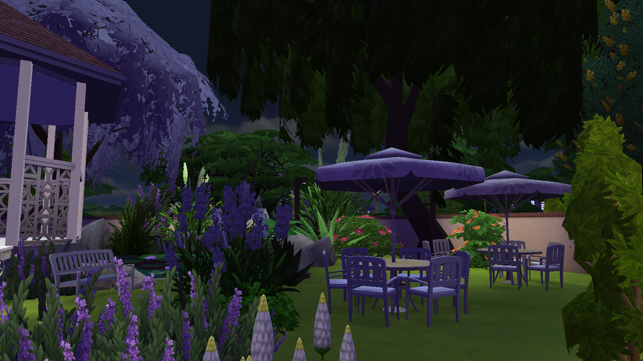 Hellohello: Domy (TS4) Magnolia-Garden-Park-44