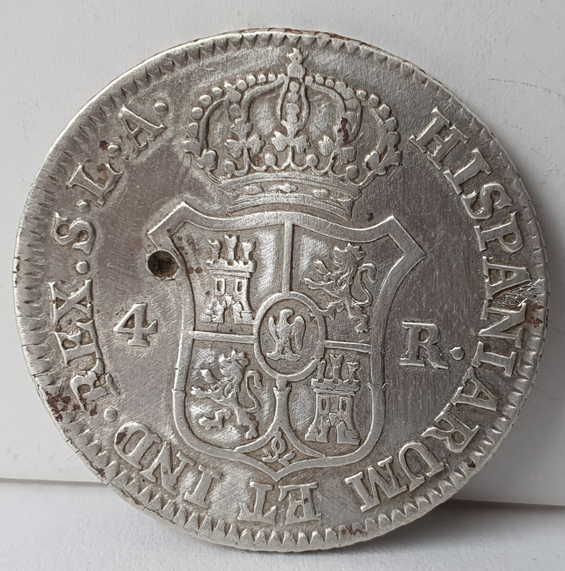 España 4 reales, 1810 Ceca "M AI" - Madrid 20220917_121151