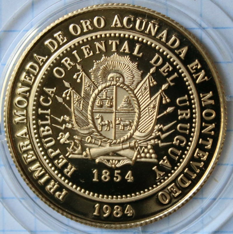 URUGUAY •1984• N$ 20.000 y sus ensayos S-l1600-2