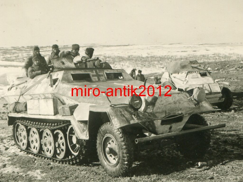 Wehrmacht, Halbkette, Sdkfz, Rückzug bei Gschel,