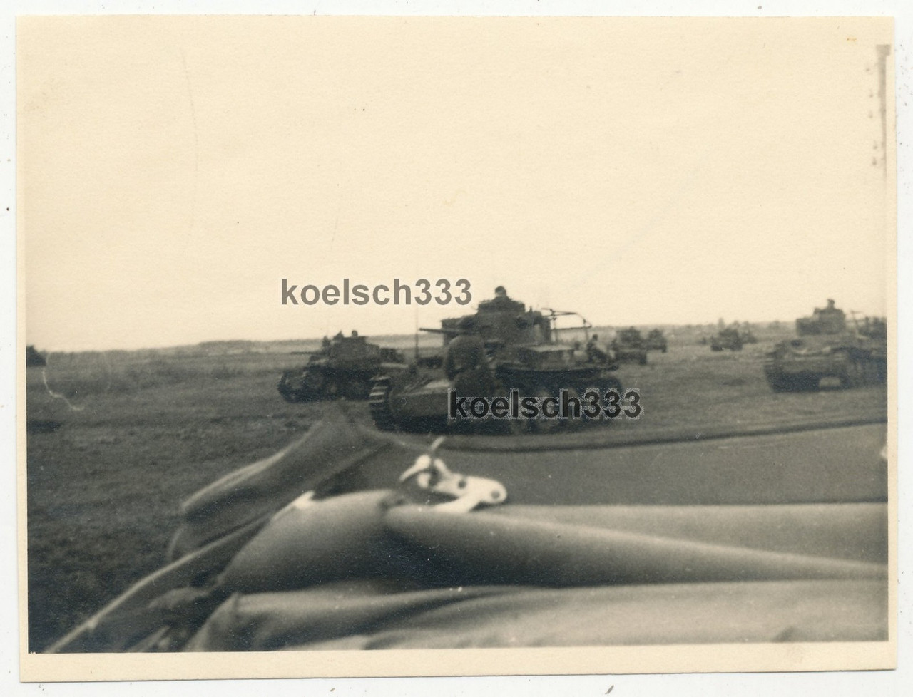 Foto Panzer 38(t) vom Panzer Regiment 21 auf Truppenübungsplatz in Ohrdruf