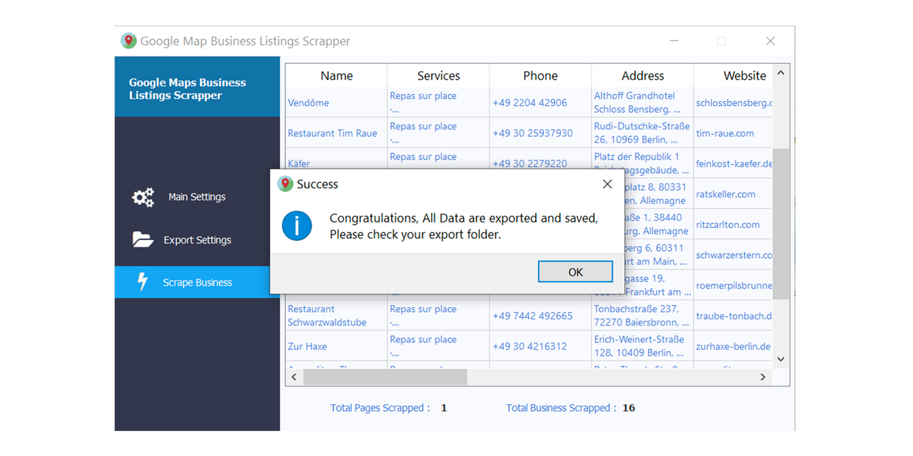 Google Maps Business Scraper Pro Data Extraction