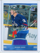 2002-03 BAP First Edition Jerseys #FE-027 [Henrik Sedin] [Vancouver Canucks] [~100] [swatch=blue] a