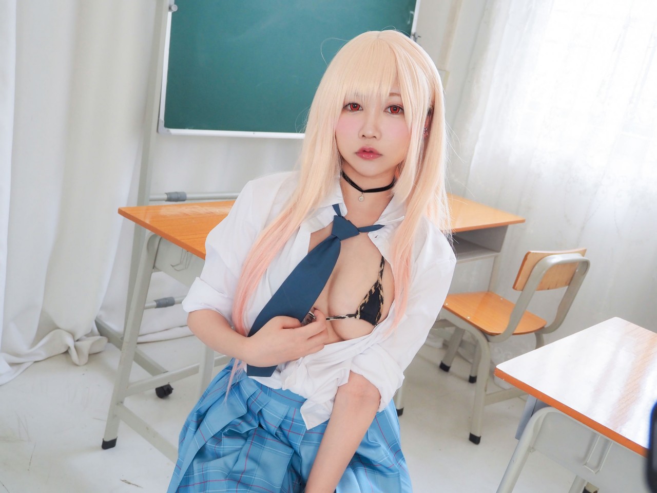 铭铭kizami《 JK水手服》作品写真，元气少女日常插图5