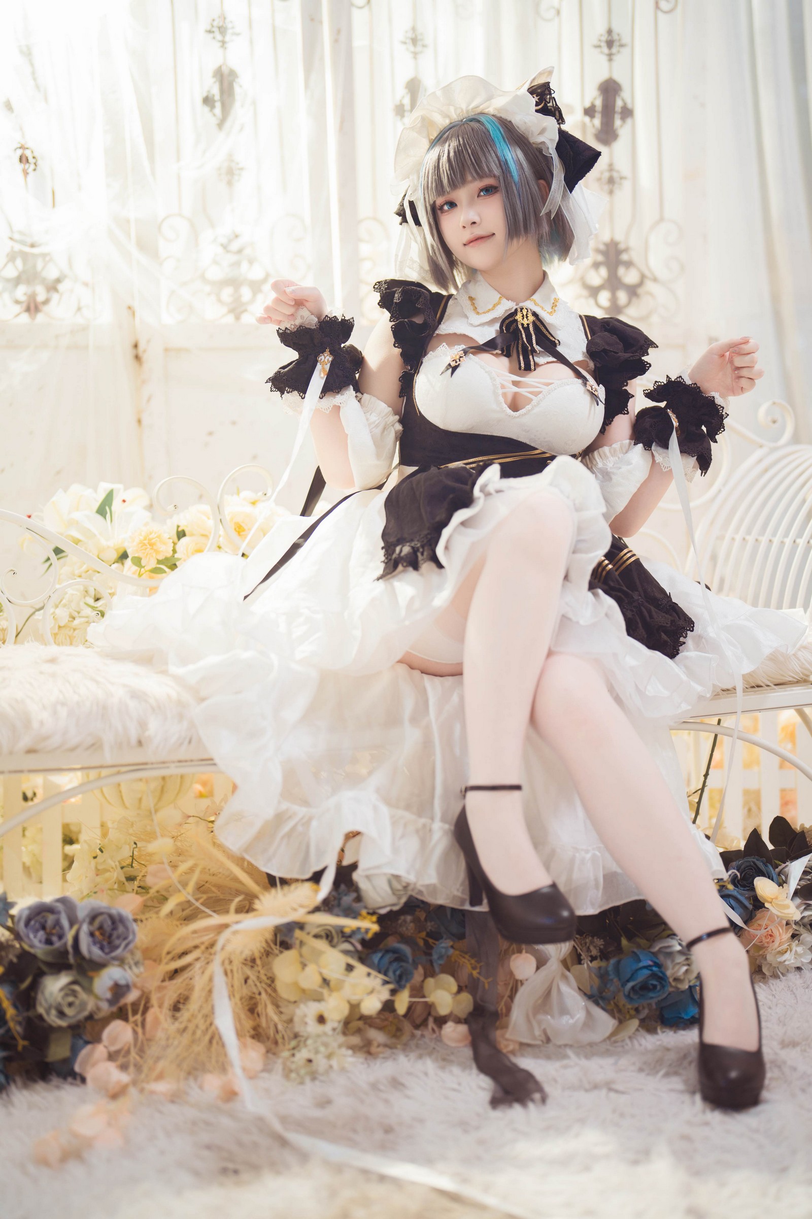 屿鱼 Yuyu 碧蓝航线 柴郡 Cosplay 写真图集｜Azur Lane（54P｜138MB）插图2