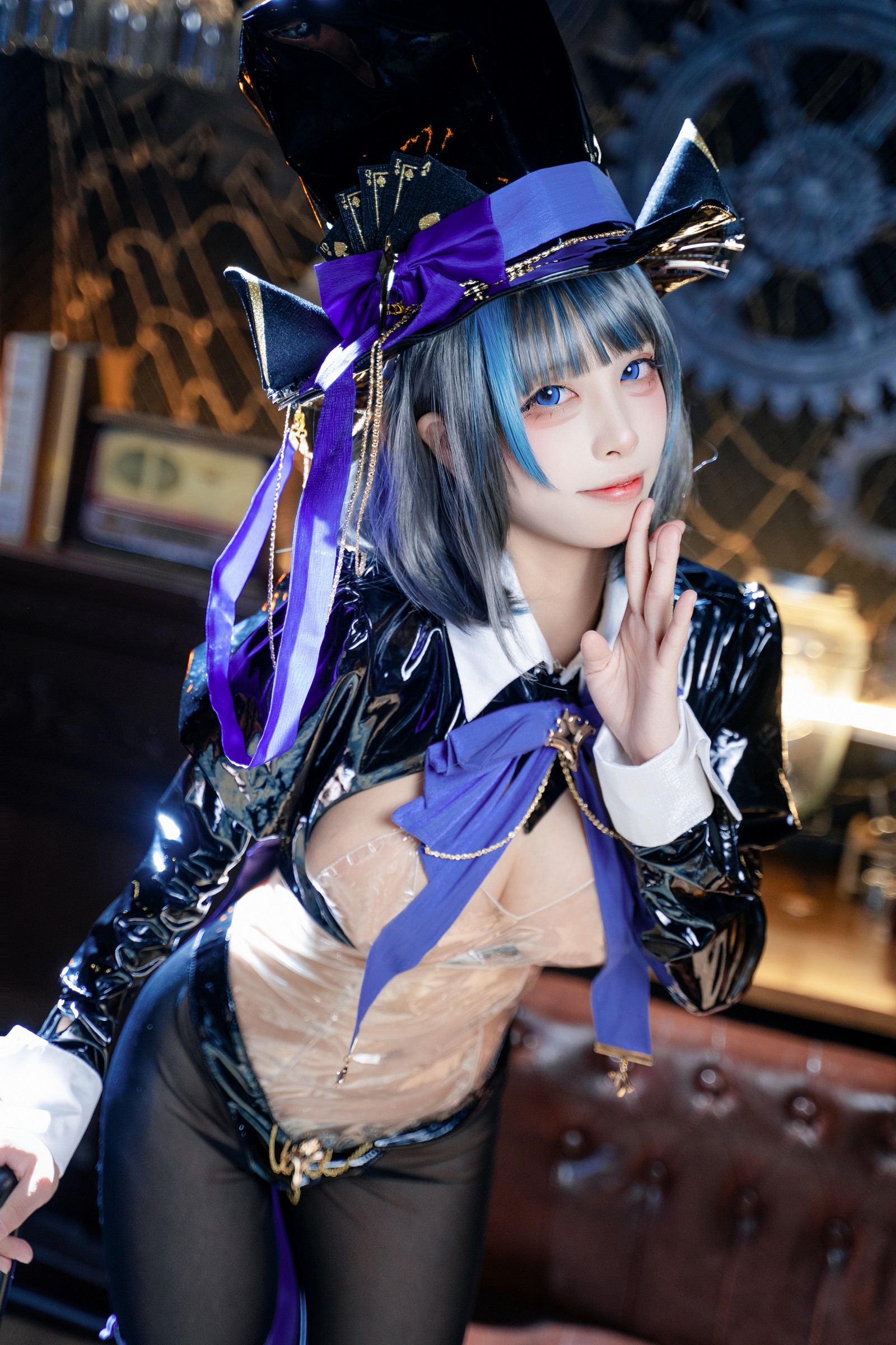 三無人型摄影图：碧蓝航线柴郡《绚烂夜梦》 COS 套图（40P／288M）插图7