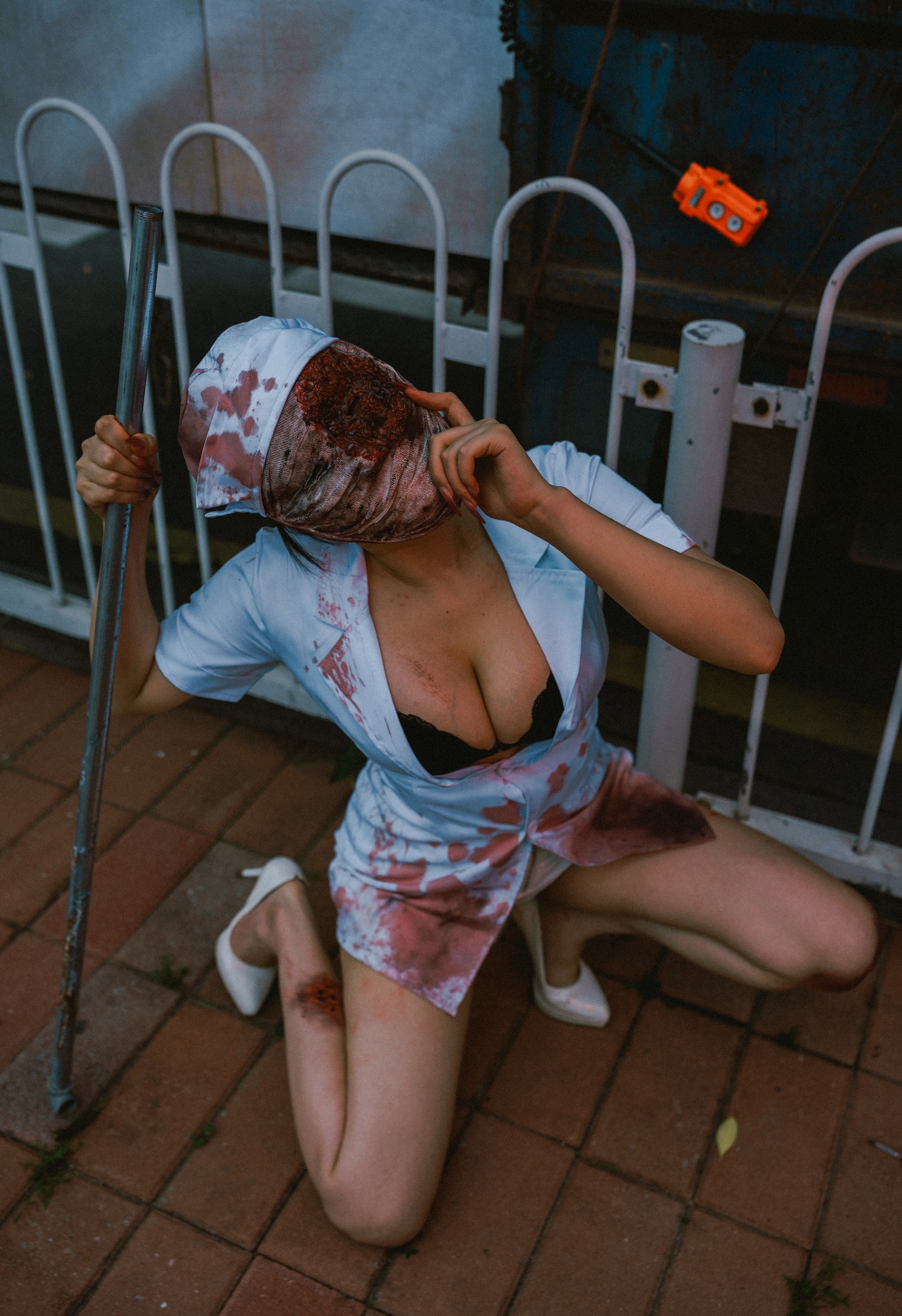 兔胖胖min – 寂静岭 丧尸护士 Cosplay 高清写真集（41P-249MB）恐怖题材插图8