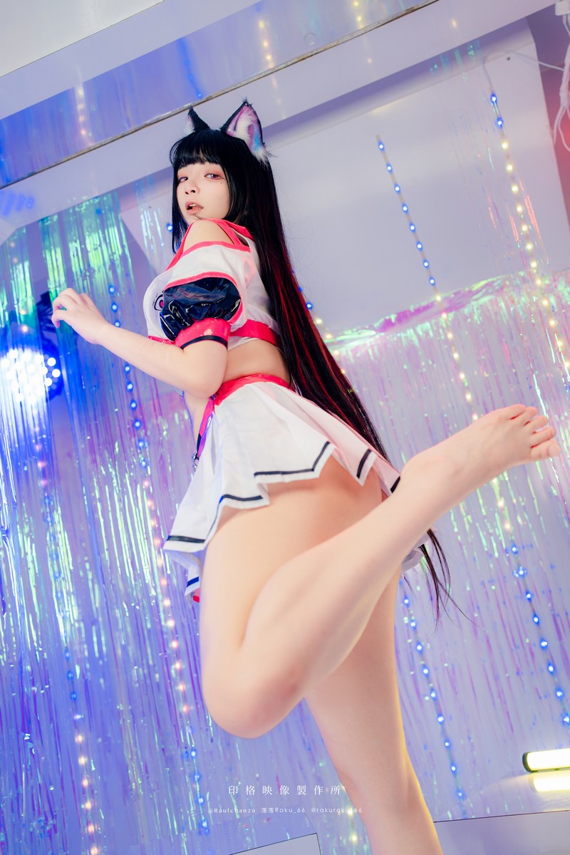 落落Raku 猫娘动漫制服 Cosplay 写真 38P插图2