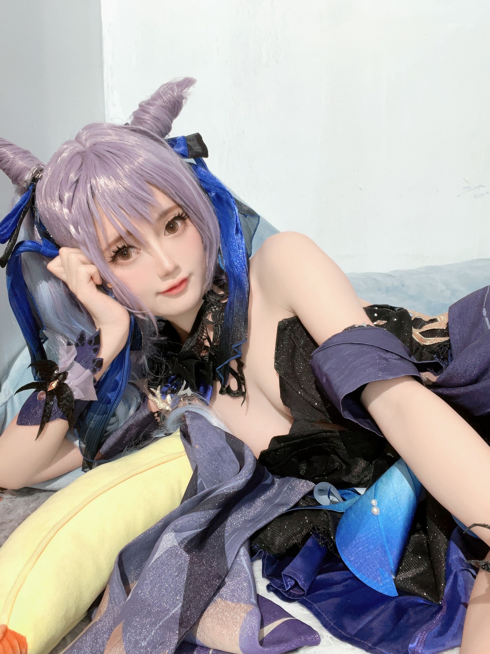 趴趴捣蛋陌 刻晴 Cosplay 写真合集｜原神人气角色 写真＋视频（92P＋1V｜677MB）插图8