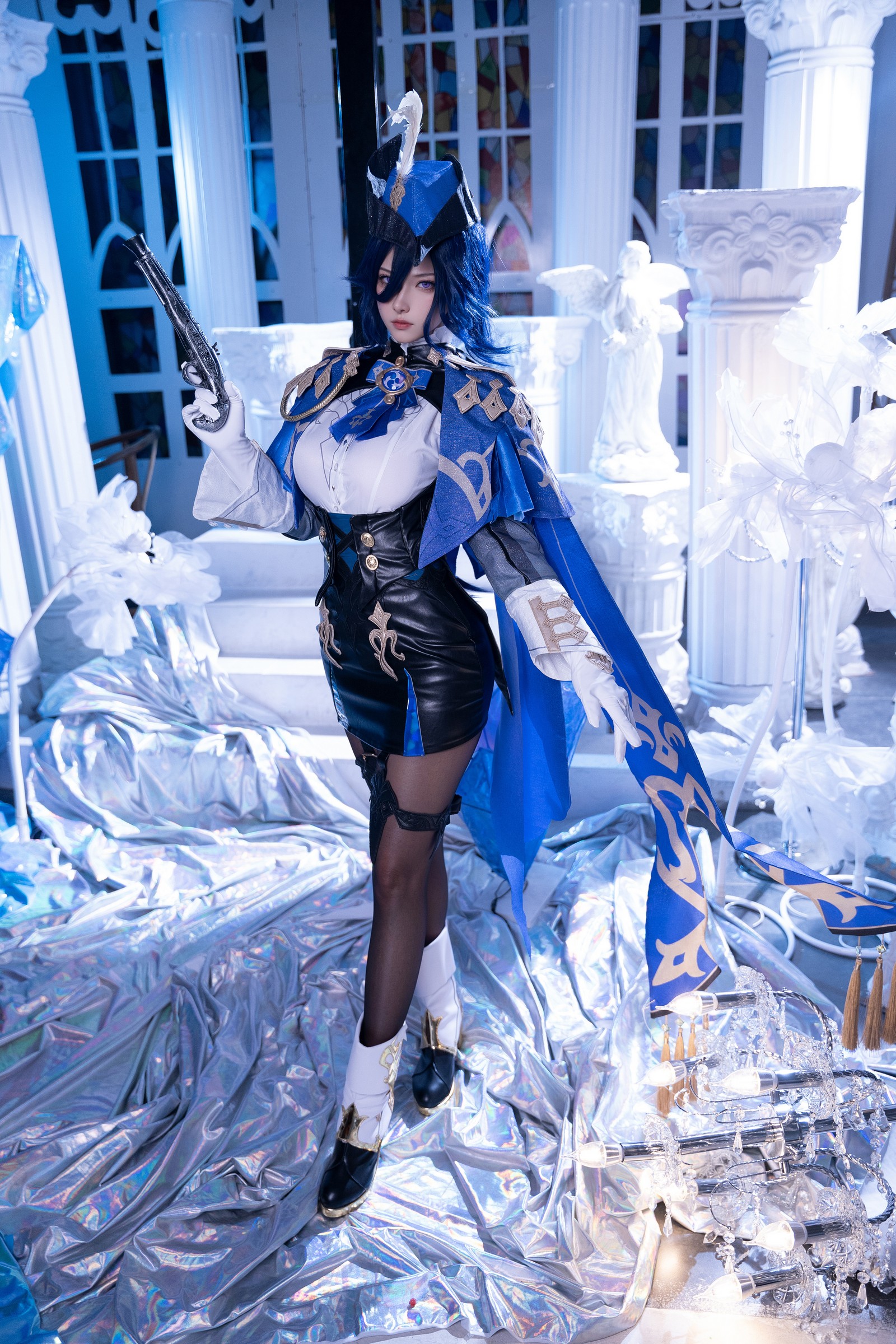 Seya-狮砸 – 原神 克洛琳德 Cosplay 高清写真（9P-104MB）插图1