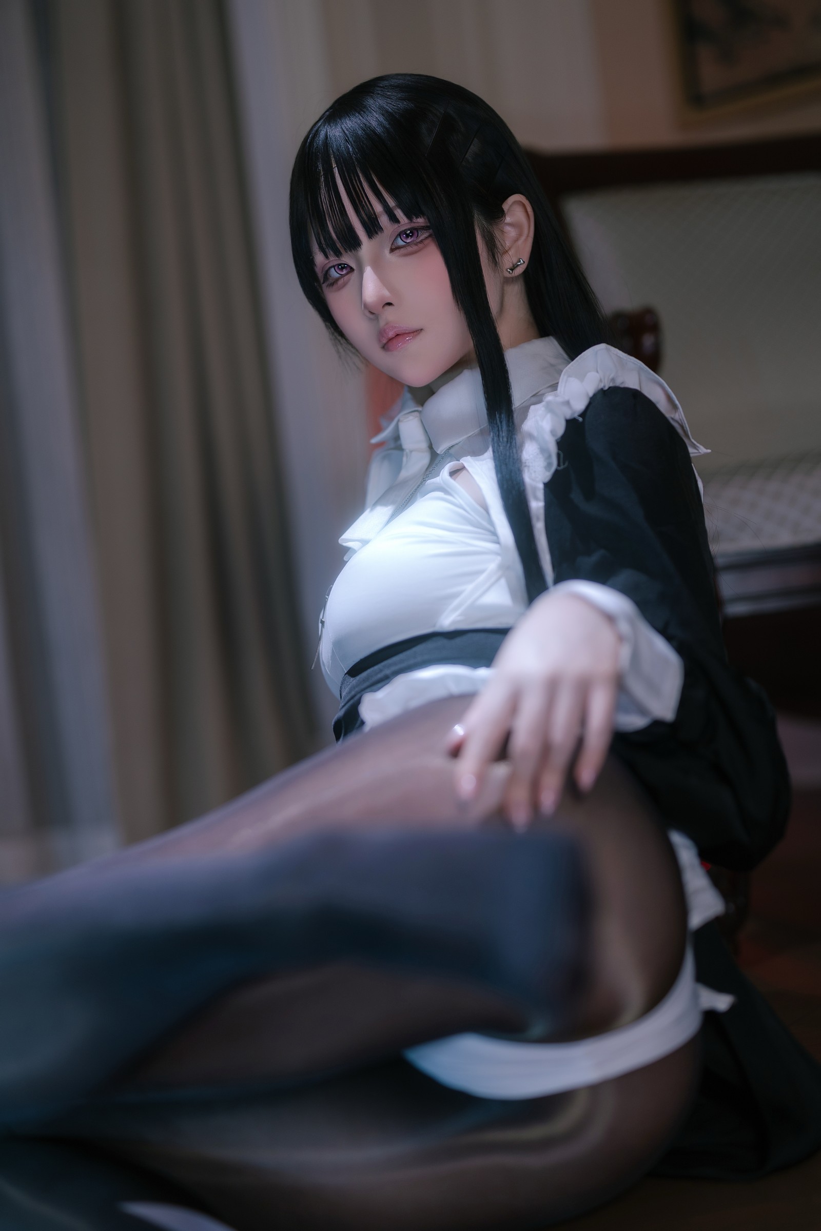 屿鱼 Yuyu 黑丝修女 Cosplay 写真合集（40P｜375MB）插图3