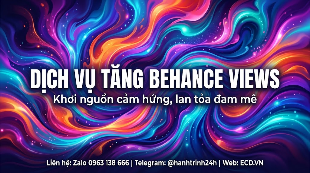 dịch vụ tăng behance views cao cấp cho project