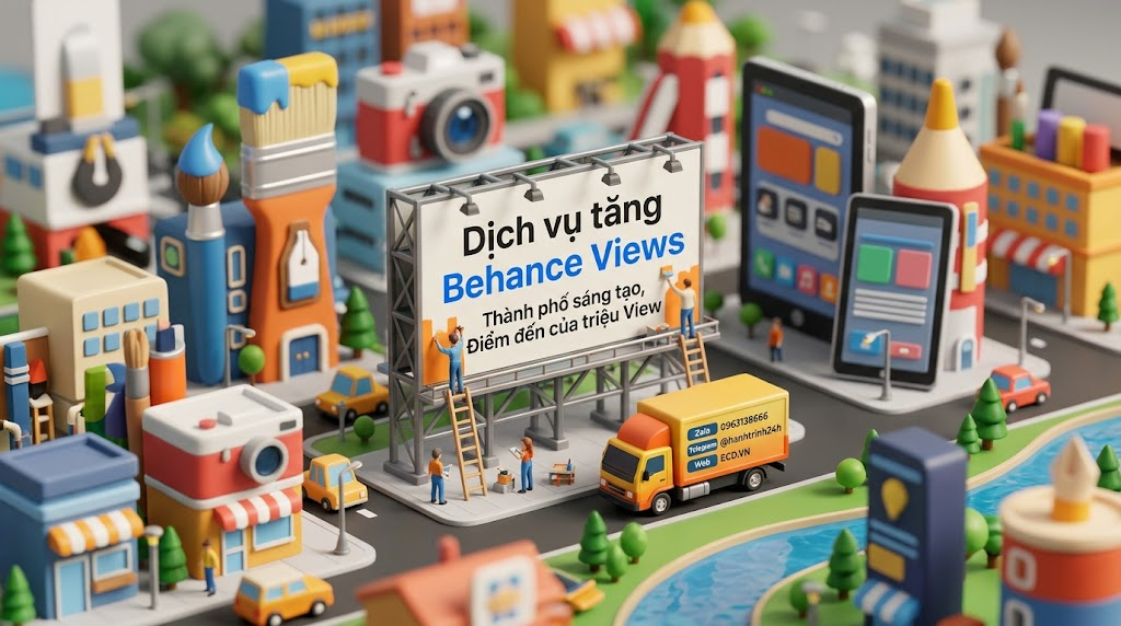 tăng behance views an toàn behance freelancer