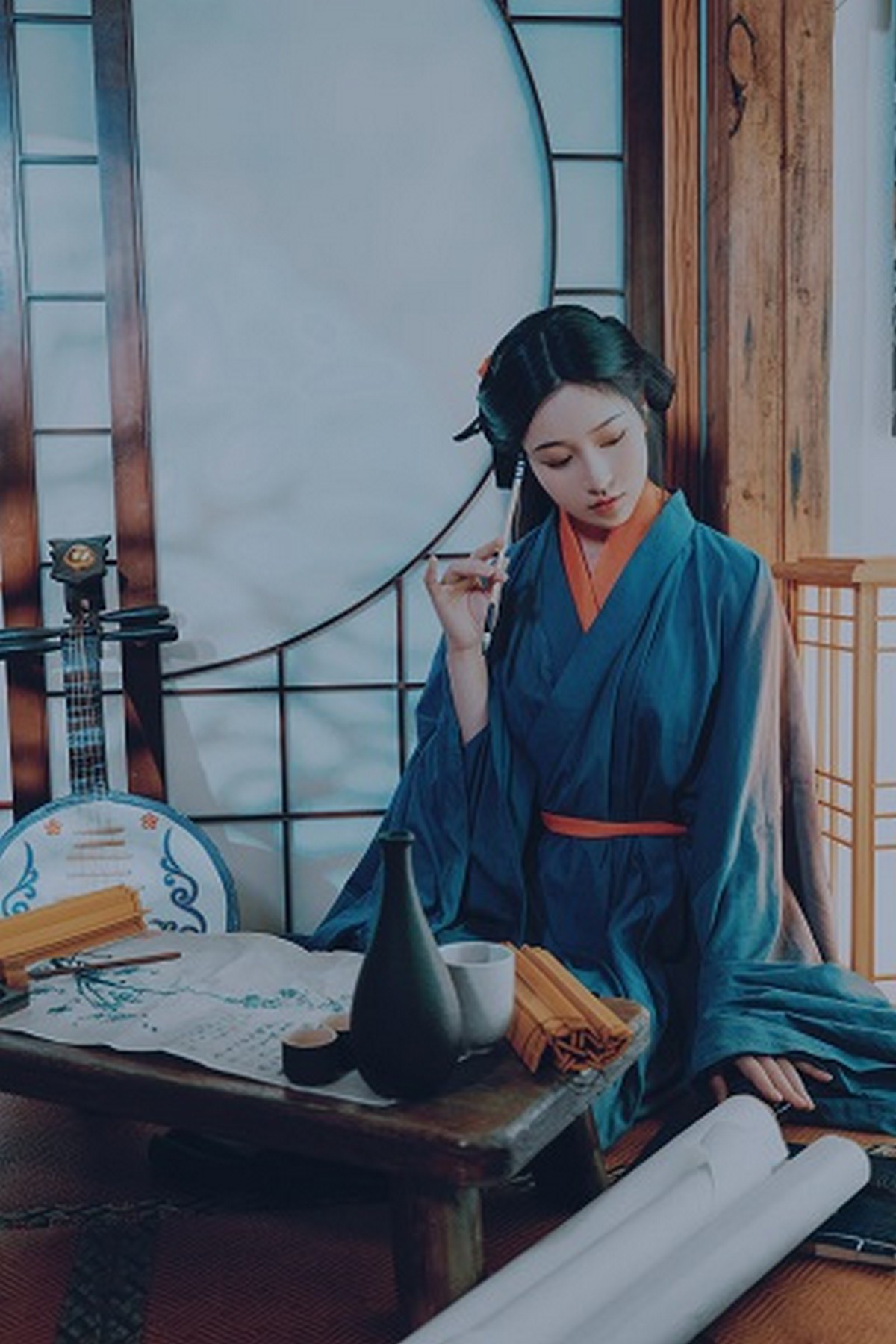 年年nnian 汉宫春月古风写真 宫廷风唯美图集插图