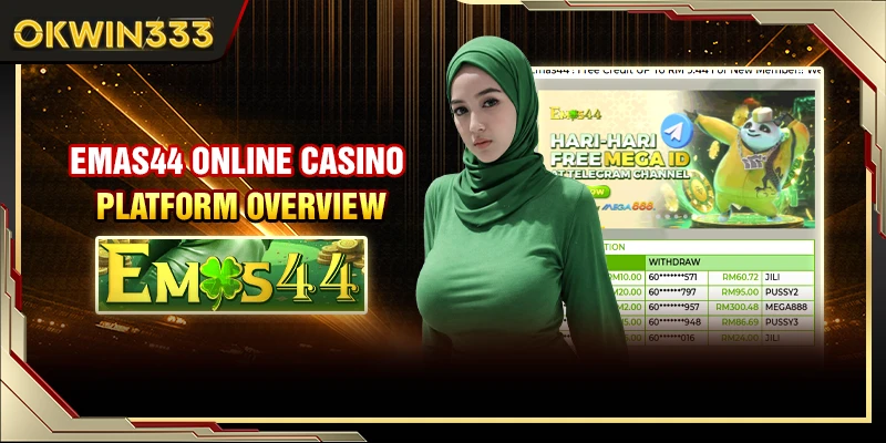 Emas44 online casino platform overview