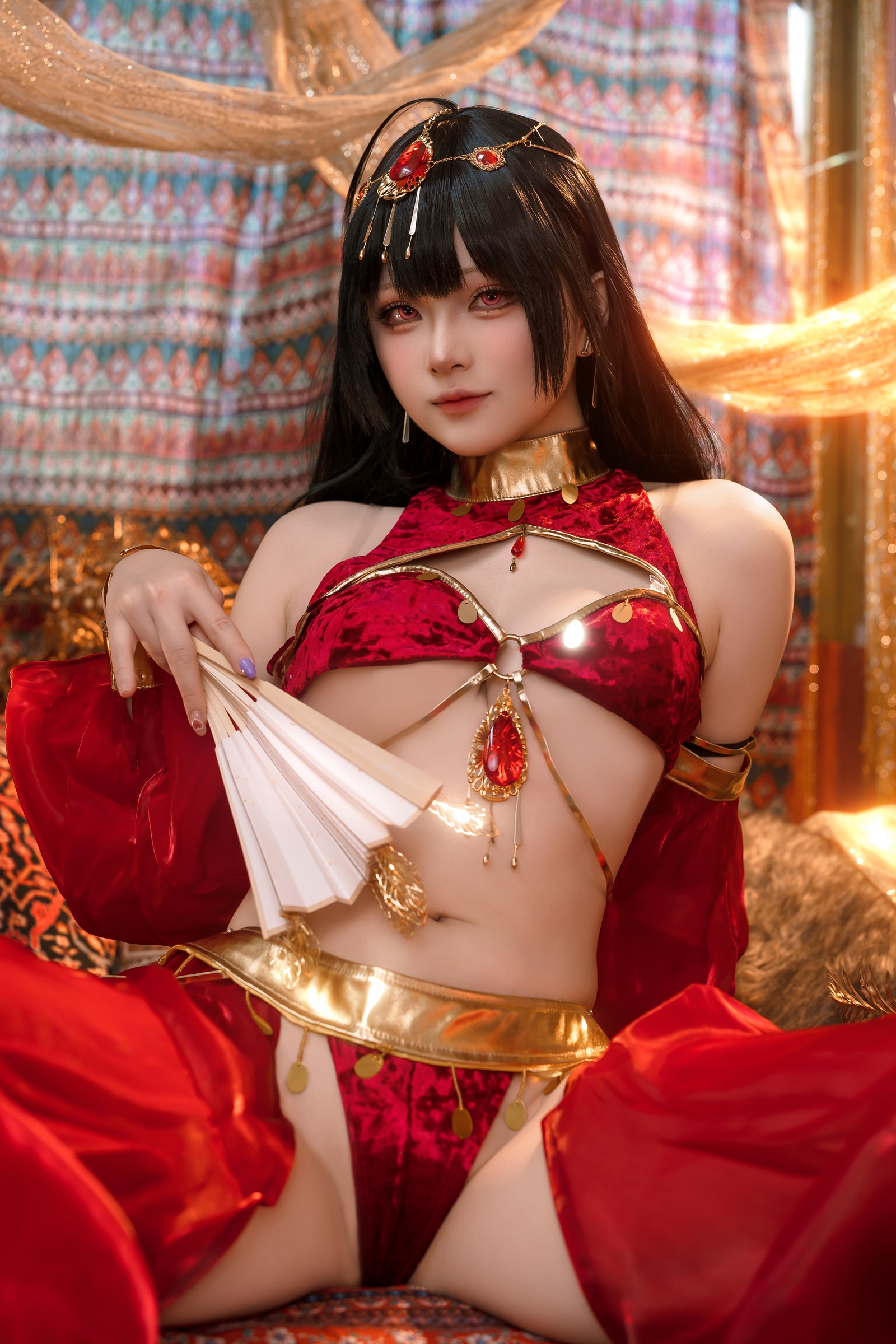 屿鱼 Yuyu 大凤 舞娘 新年特典 Cosplay 写真集（50P｜449MB）插图2