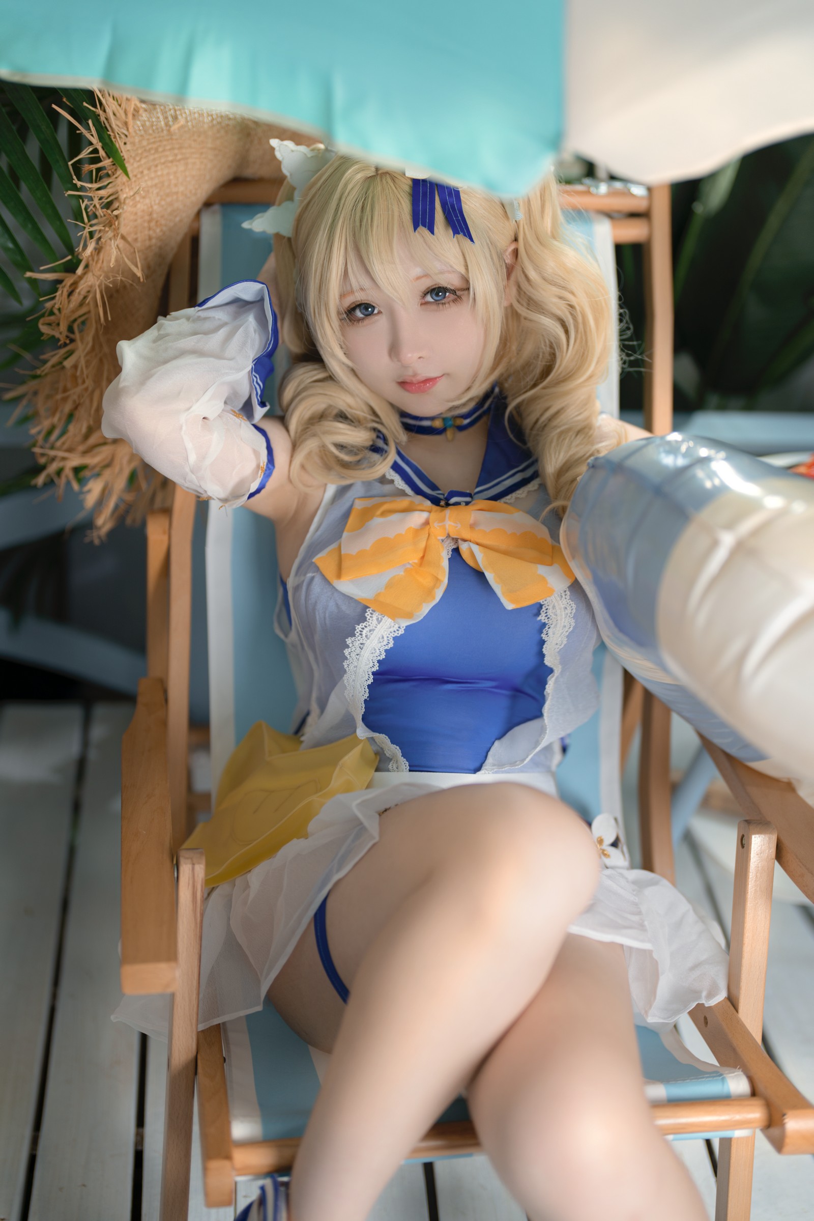 樱梨梨 芭芭拉 泳装 Cosplay 写真集｜原神角色高清摄影（30P｜576MB）插图7