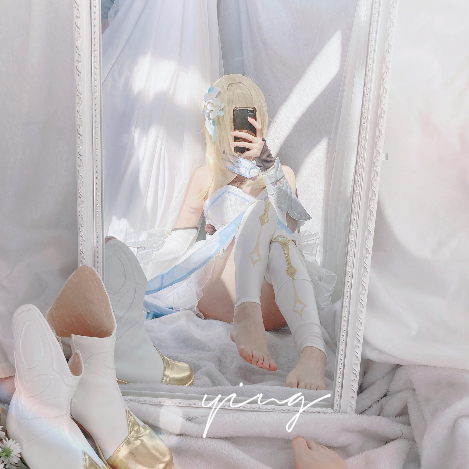 Seele麦麦荧纯白物语 Cosplay｜原神主题高清写真集（145P-445MB）插图2