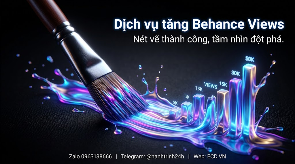 tăng behance views real tăng comment