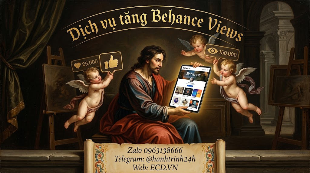 dịch vụ tăng behance views pro dành cho designer