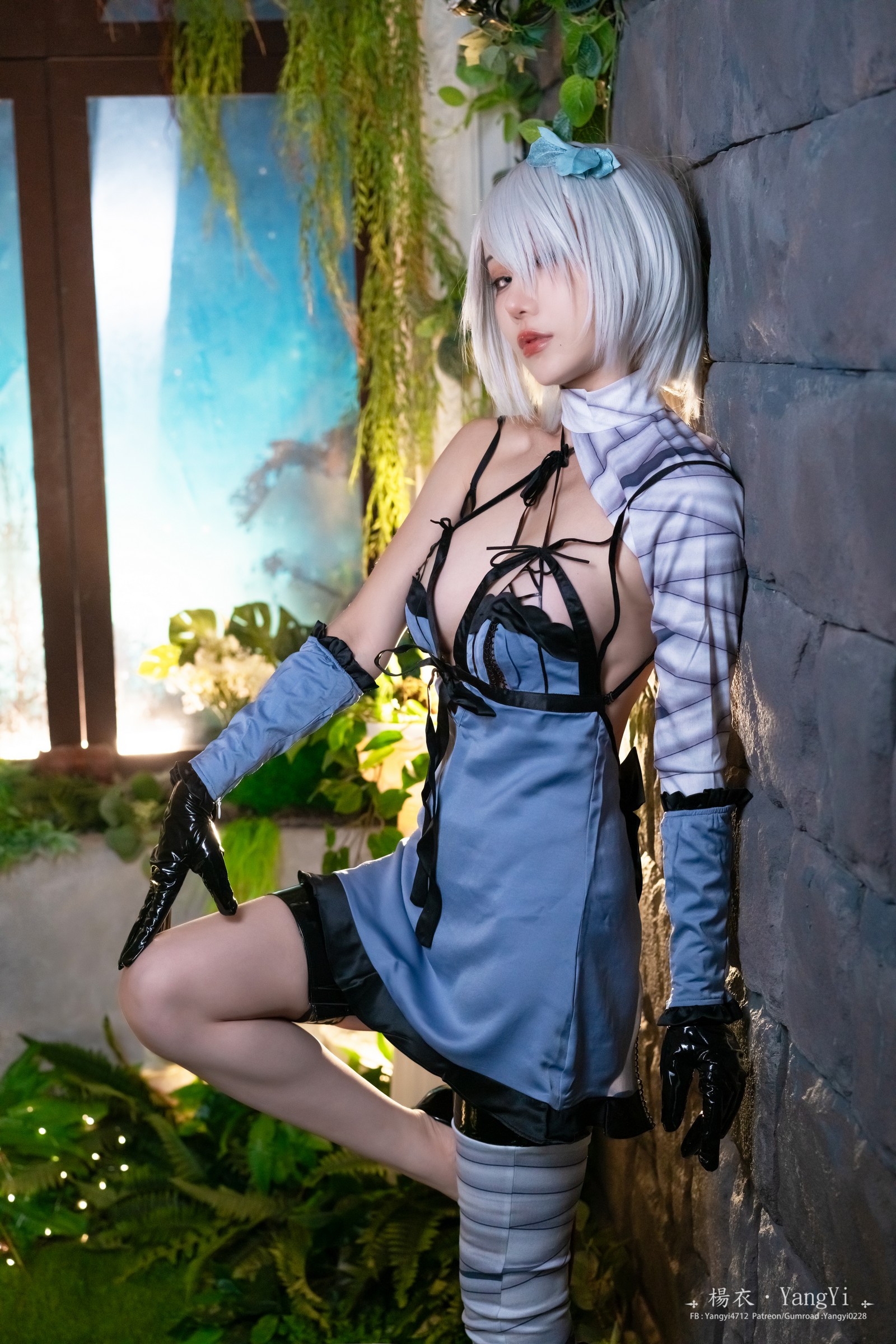 楊衣 Yangyi – 2B Cosplay 高清写真视频合集（59P+4V-488MB）尼尔机械纪元插图7