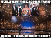 Michelle Obama undercover tranny