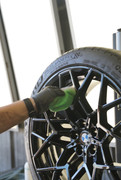 Wheel cleaning