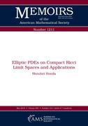 Elliptic PDEs on Compact Ricci Limit Spaces and Applications