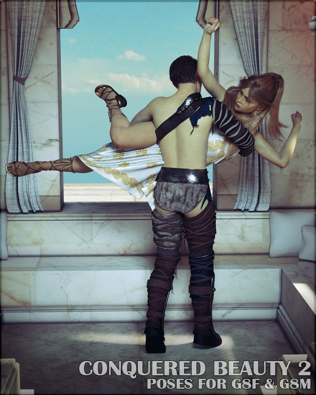 Conquered Beauty 2 Poses for G8F & G8M Conquered Beauty 2 Poses for G8F & G8M