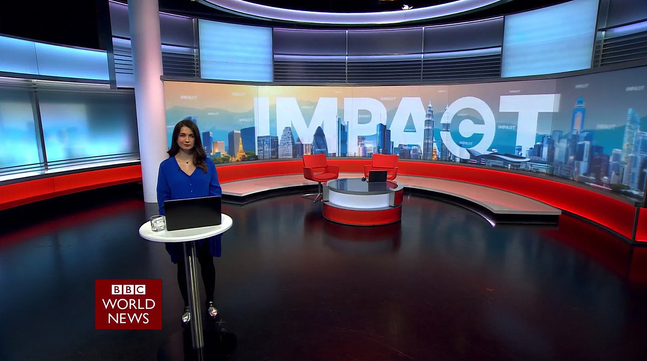 Yalda Hakim in BBC World News Impact