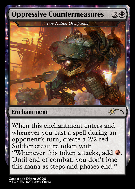 Fire Nation Occupation (Oppressive Countermeasures)