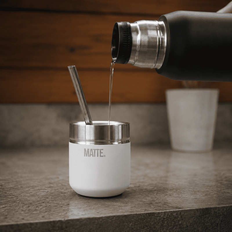 Termo MATTE 1 litro acero inoxidable