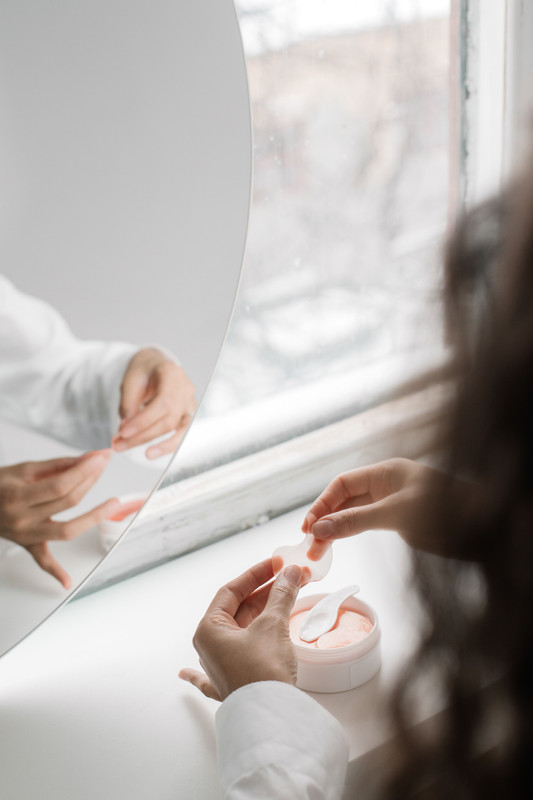 Clean beauty products representing trust and privacy
