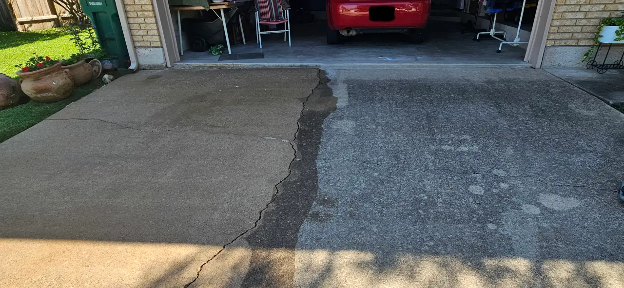 Concrete cleaning example image 4
