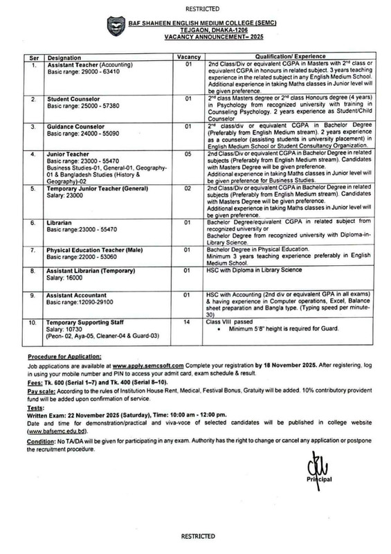 BAF-Shaheen-English-Medium-College-Job-2025-PDF-1