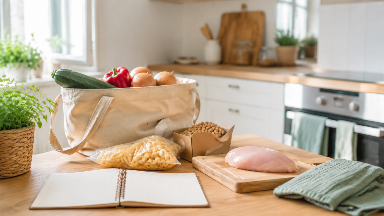Menu de la semaine avec liste de courses automatique : la méthode