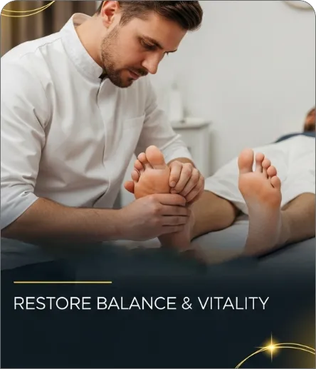 مساج الرفلكسولوجي للقدمين