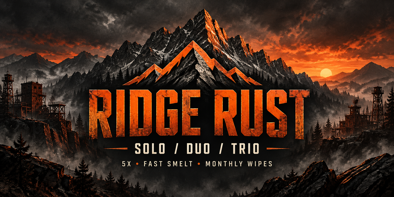 Ridge Rust | 5x | Solo/Duo/Trio | Fast Smelt
