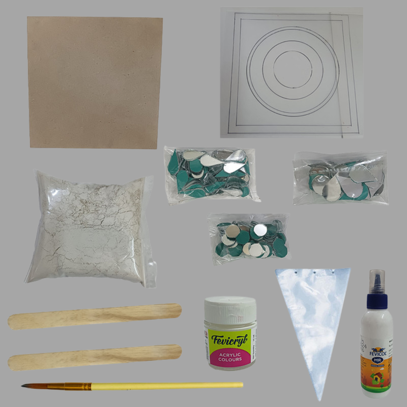 Lippan Art on Square Mdf DIY Kit 